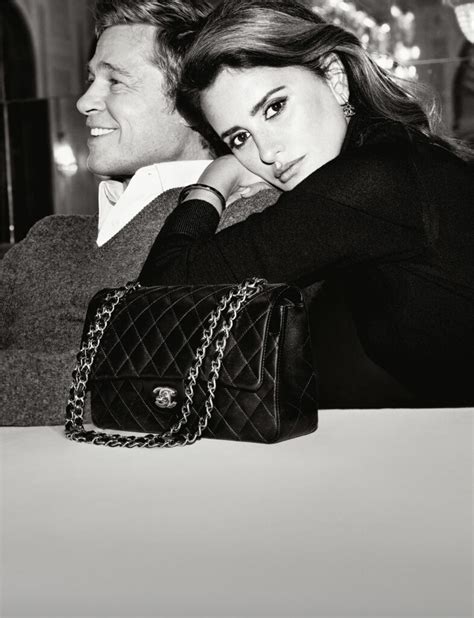 brad pit chanel|Brad Pitt and penelope cruz.